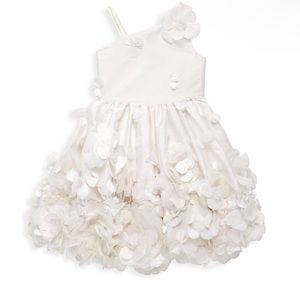 Marchesa Notte little girl Size 8 floral white dress